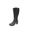 BnW Kozaki ze skóry łydka 39-44 klocek 7 cm